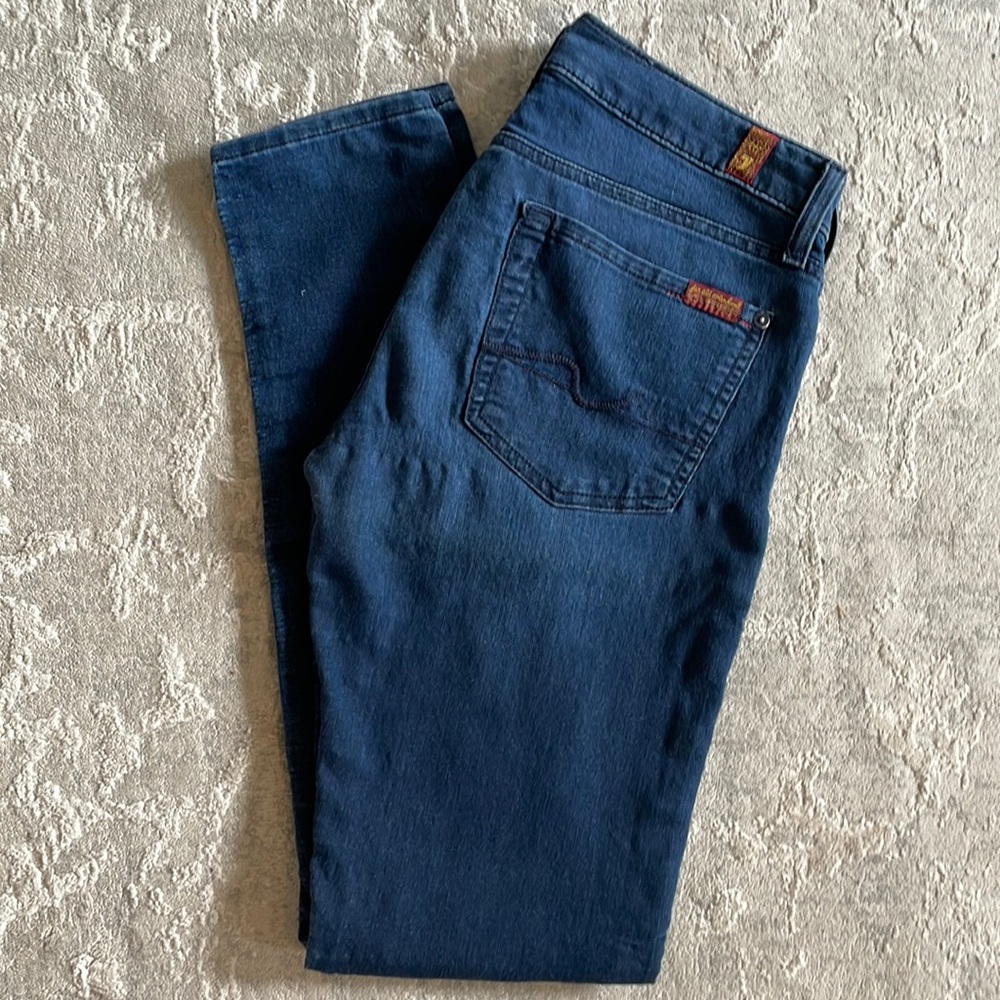 7 for all Mankind “gwenvevere” skinny jeans.